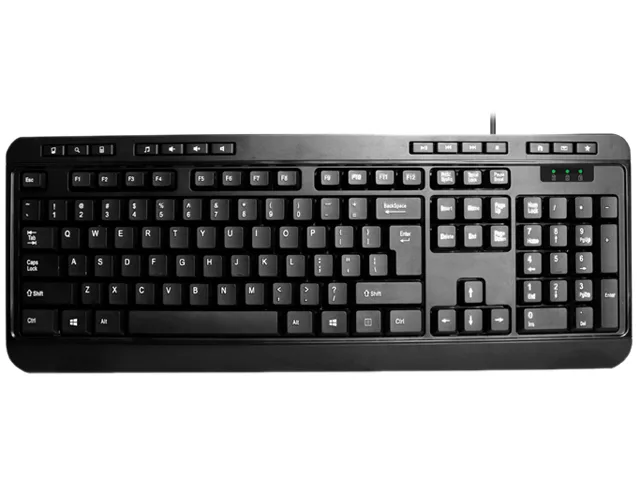 Adesso Adesso AKB-132PB PS/2 multimedia keyboard black — product photo