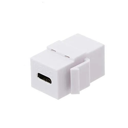 BUCIER BUCIER USB-C Keystone Jack USB 3.1 Female-Female White — product photo