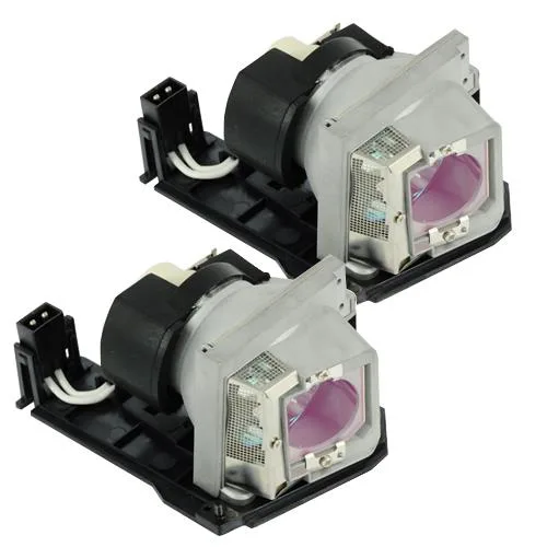 Two new DLP projector replacement lamps in a box