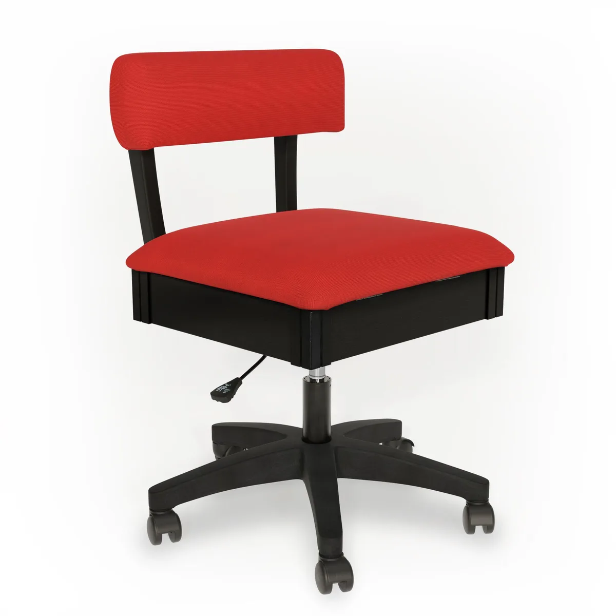 Arrow Sewing Cabinet Arrow Sewing Madame Scarlet Hydraulic Sewing Chair Red — product photo