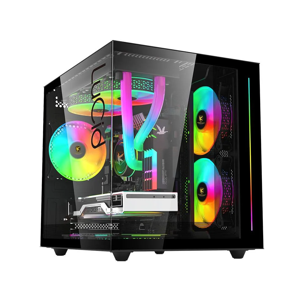 KINGSMAN GAMING KINGSMAN GAMING LuCid-BLACK PC case — product photo