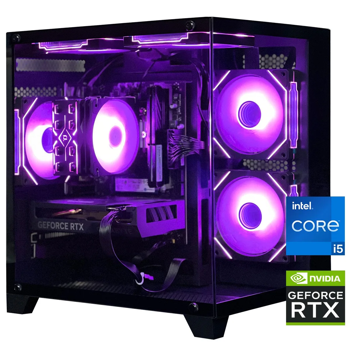 AOACE AOACE GL02 Gaming PC i5-14400F RTX 5060 32GB DDR4 1TB NVMe — product photo