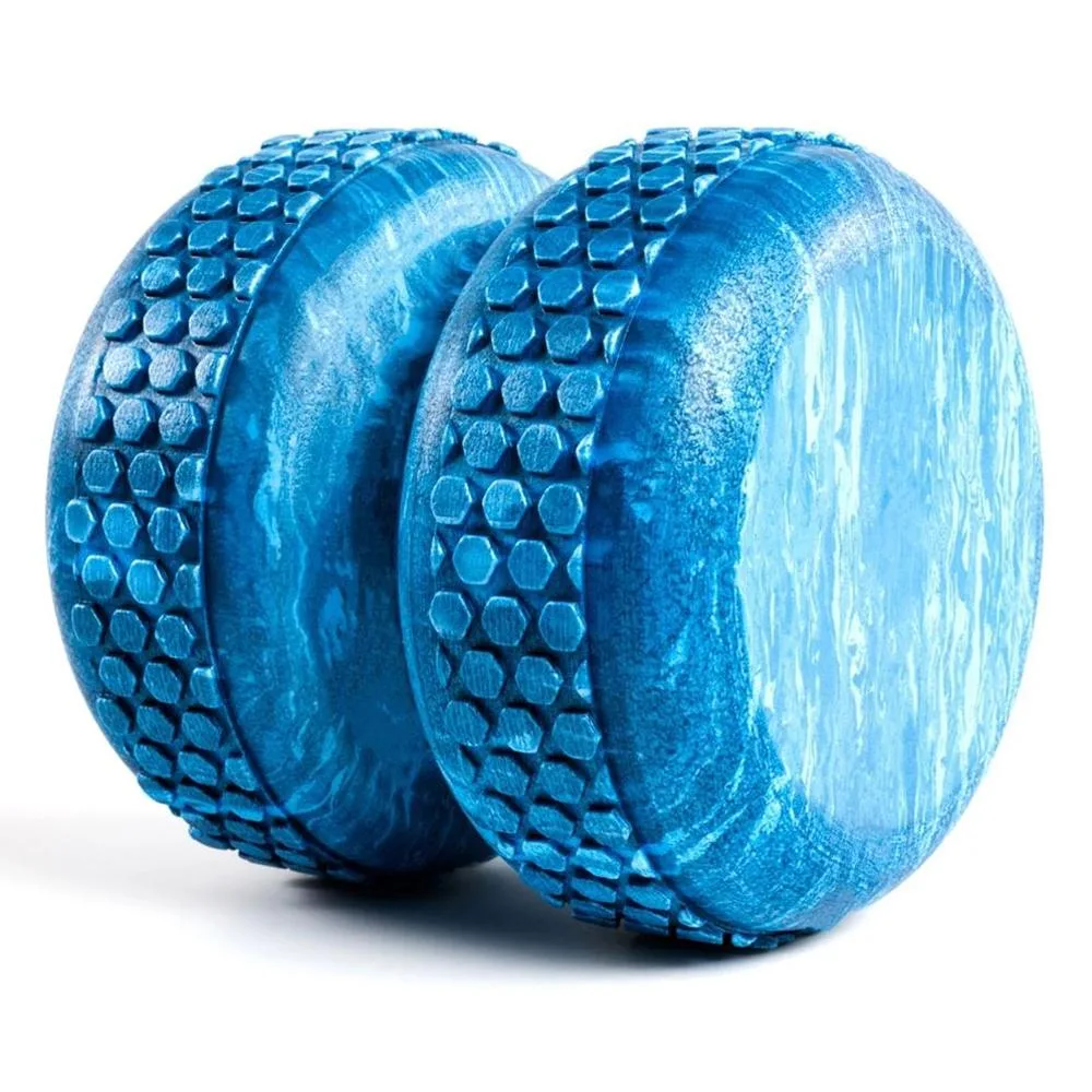 POWER SYSTEMS POWER SYSTEMS 80675 Textured 6 Inch Myo-Roller Blue Marble fitness accessory — product photo