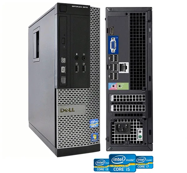 DELL DELL OptiPlex 3010 SFF i3-3220 3.30GHz 4GB DDR3 1TB HDD DVD-RW Windows 10 Pro desktop PC — product photo