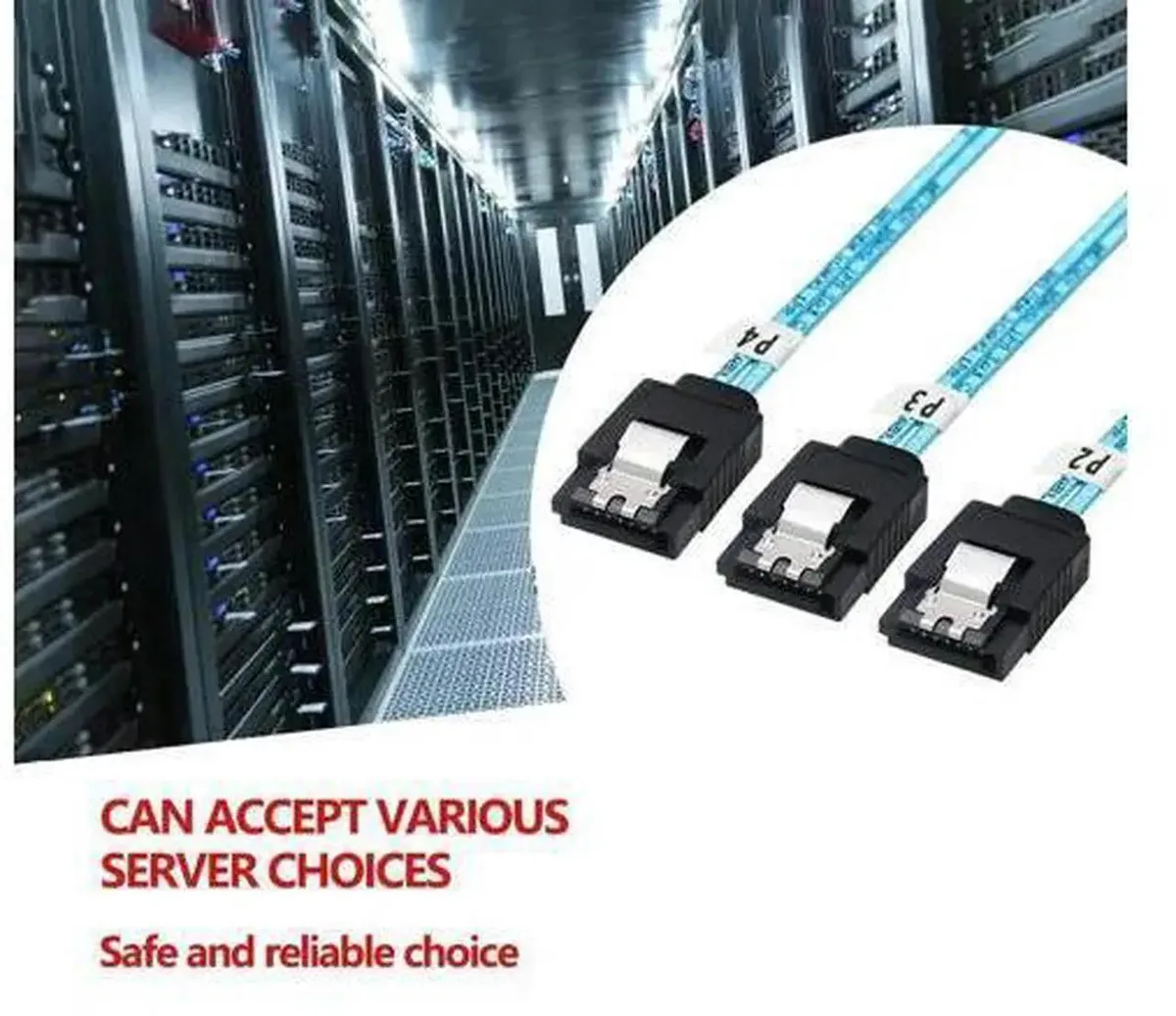 SMUGDESK SMUGDESK 90Degree SATA 3.0 Mini SAS 4SATA to 4SATA Cable — product photo
