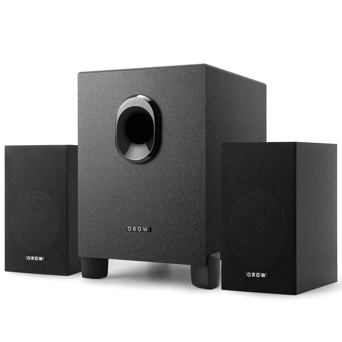  OROW S211 2.1 USB-Powered Speaker System 16W Wooden — product photo