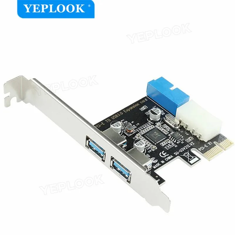 YEPLOOK YEPLOOK PCIe USB 3.0 2 Port Expansion Card 19pin 4pin — product photo