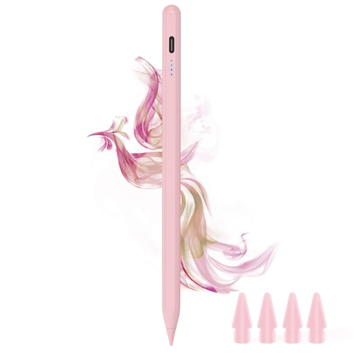 DOGAIN Stylus Pink USB-C Palm Rejection 2018-2025 iPad — product photo