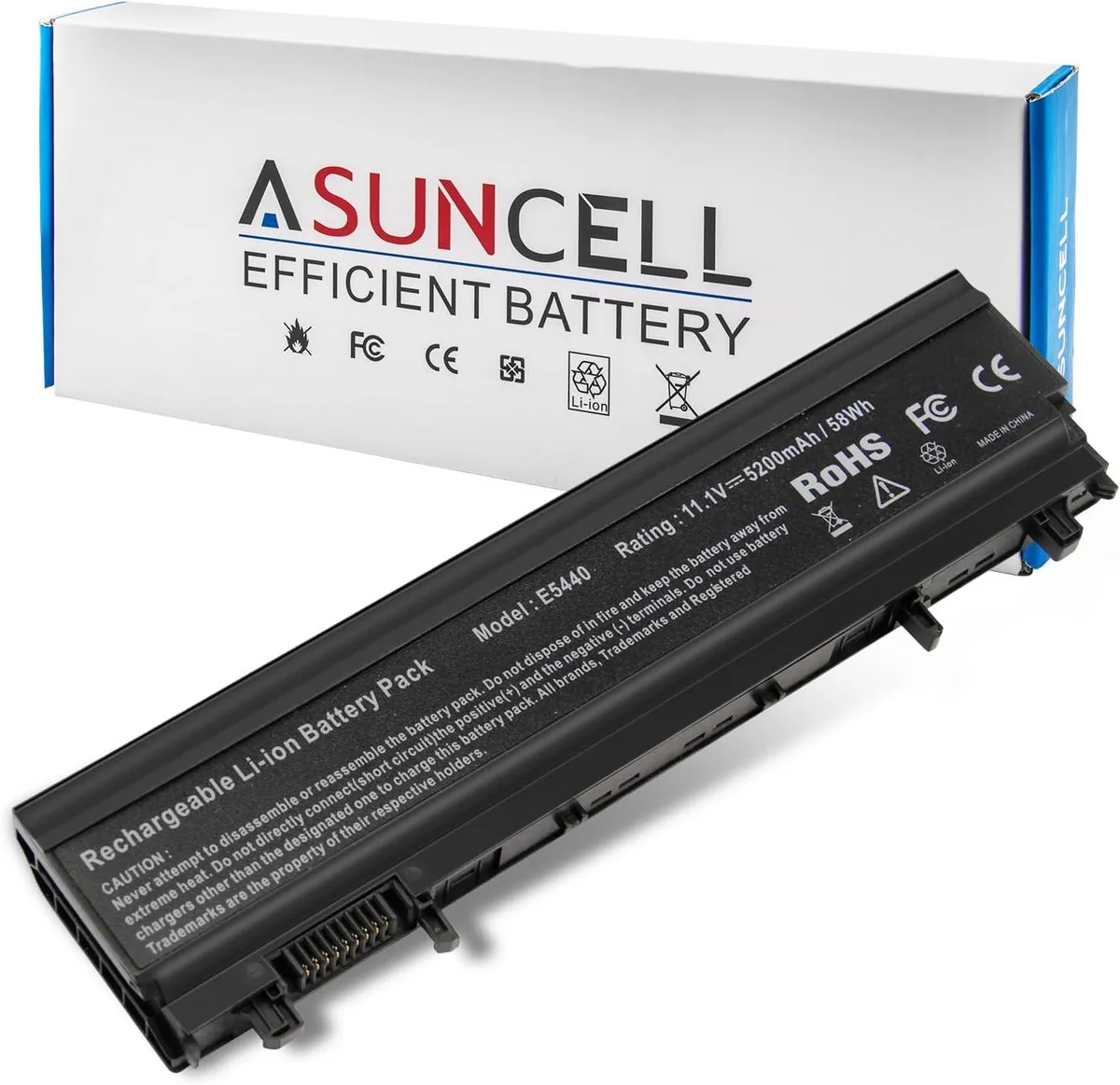PISKEKAT PISKEKAT 6-cell 11.1V 4400mAh laptop battery for Dell Latitude E5440 E5540 — product photo