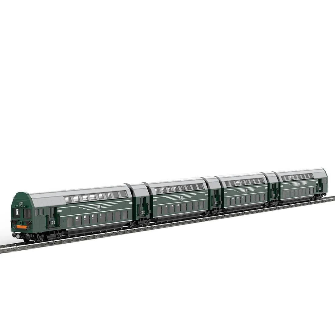 ZITIANYOUBUILD ZITIANYOUBUILD MOC-201479 Double Decker Train 4712PCS — product photo