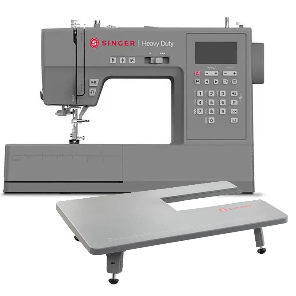 Singer Singer HD6700C Heavy Duty Gray Sewing Machine with Extension Table — product photo