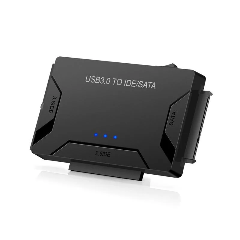 HANNORD HANNORD USB 3.0 to IDE/SATA Converter with Power Switch, 12V 2A Adapter, Black — product photo