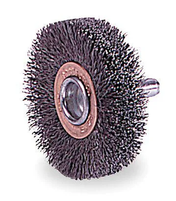 Weiler Weiler 17965 3 in Crimped Wire Wheel Brush 1/4 in Shank 20 000 RPM — product photo