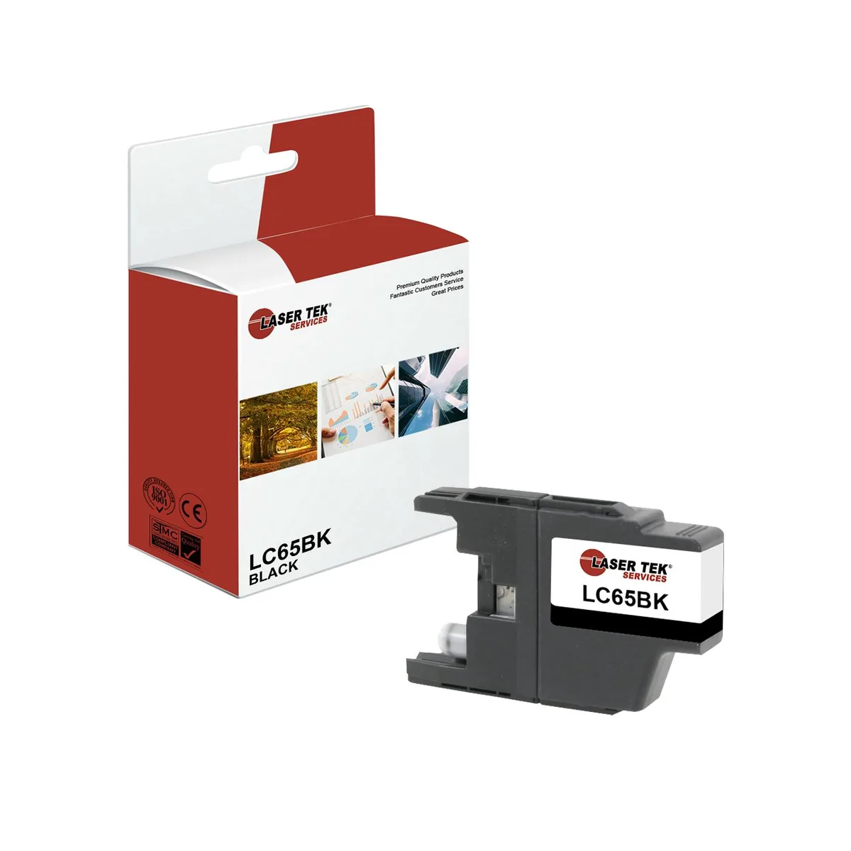 Laser Tek Services Laser Tek Services Black Compatible Ink Cartridge LC65BK 900 Pages — product photo