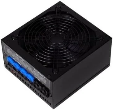 Black modular 750 W power supply with 135 mm fan