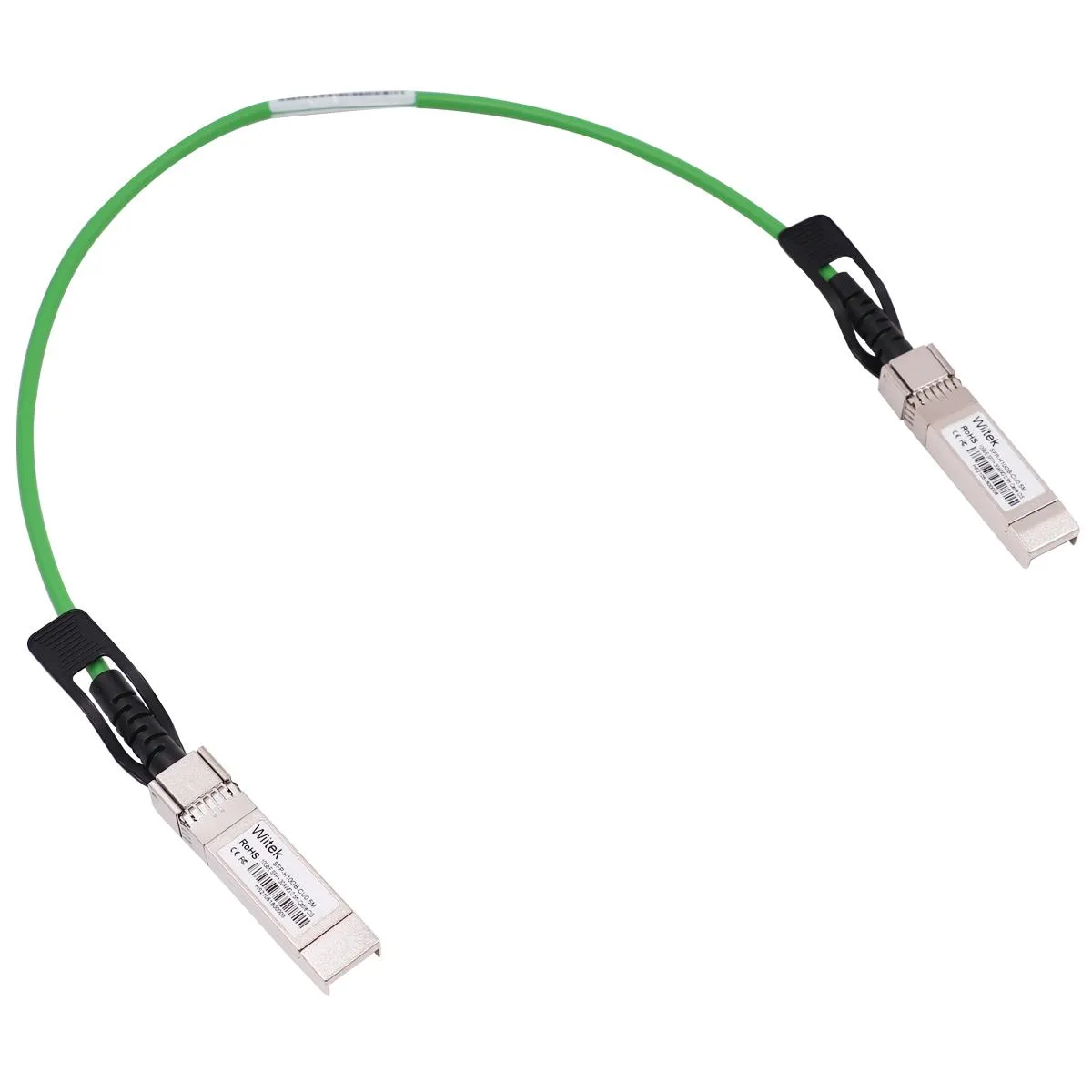 Wiitek Wiitek Green 0.5m 10G SFP+ DAC Twinax Cable — product photo