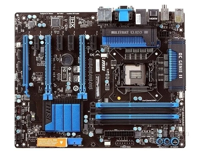 MSI MSI Z77A-GD55 Intel Z77 LGA 1155 DDR3 ATX Motherboard — product photo