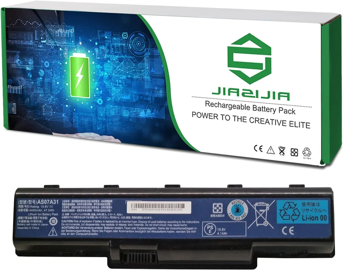 NShi NShi AS07A31 laptop battery 10.8V 47.5Wh 4400mAh — product photo