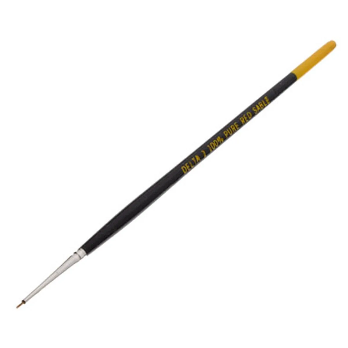 Adorama Sable retouching brush #3/0 red sable bristles lacquered hardwood handle
