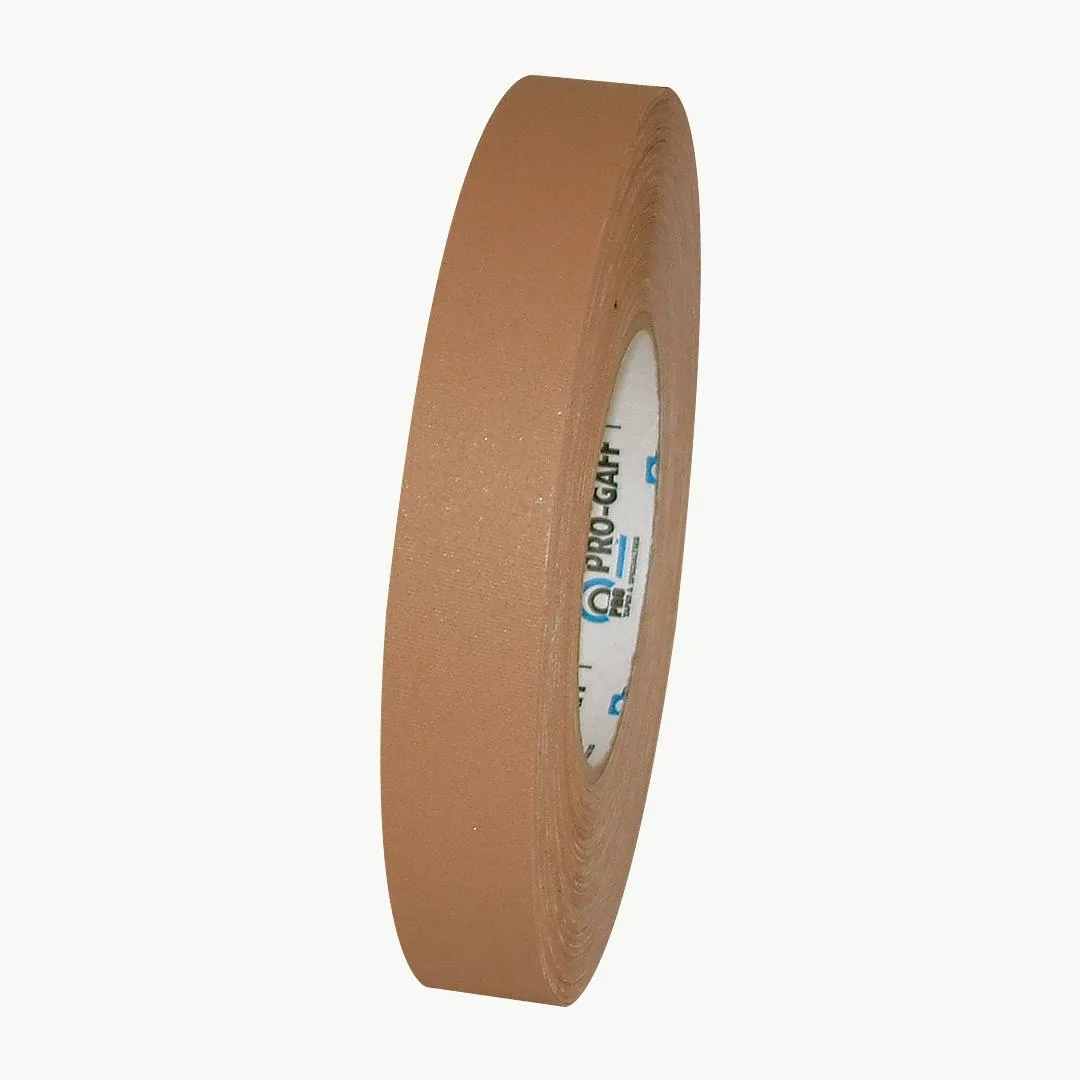 Roll of beige matte cloth gaffer tape 55 yds