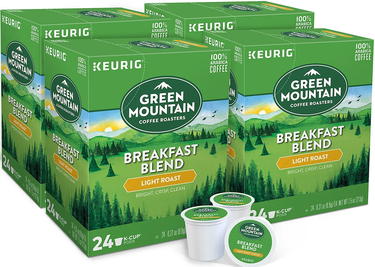 Green Mountain Coffee Green Mountain Coffee 6520CT Breakfast Blend K-Cup Pods 96 Count — product photo
