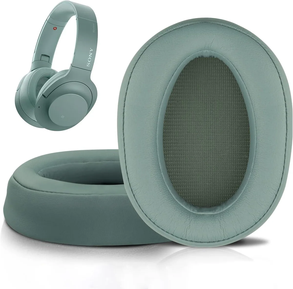 aibileec aibileec Ear Pads for Sony WH-H900N &amp; MDR-100ABN Green — product photo