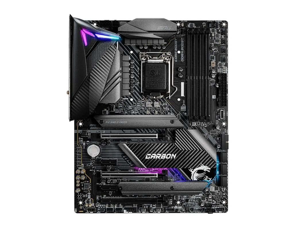 MSI MSI MPG Z490 GAMING CARBON WiFi Intel motherboard — product photo