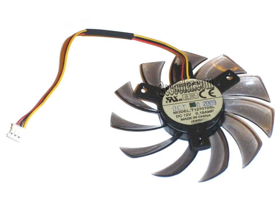 OEM Industries OEM Industries T127010SL 12V 0.18A 11 blade frameless fan — product photo