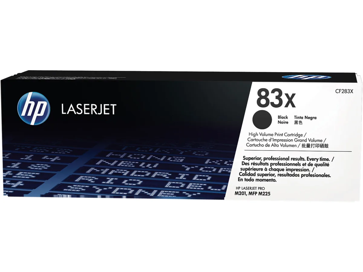 HP HP CF283X 83X High Yield Toner Cartridge Black 2200 Pages — product photo
