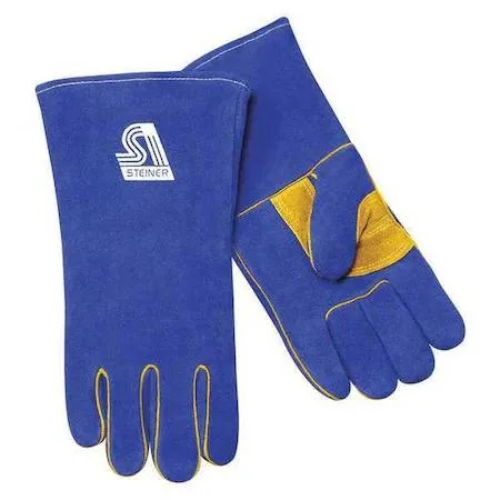STEINER STEINER 2519B-3X Welding Gloves Stick Blue 3XL 14 in — product photo