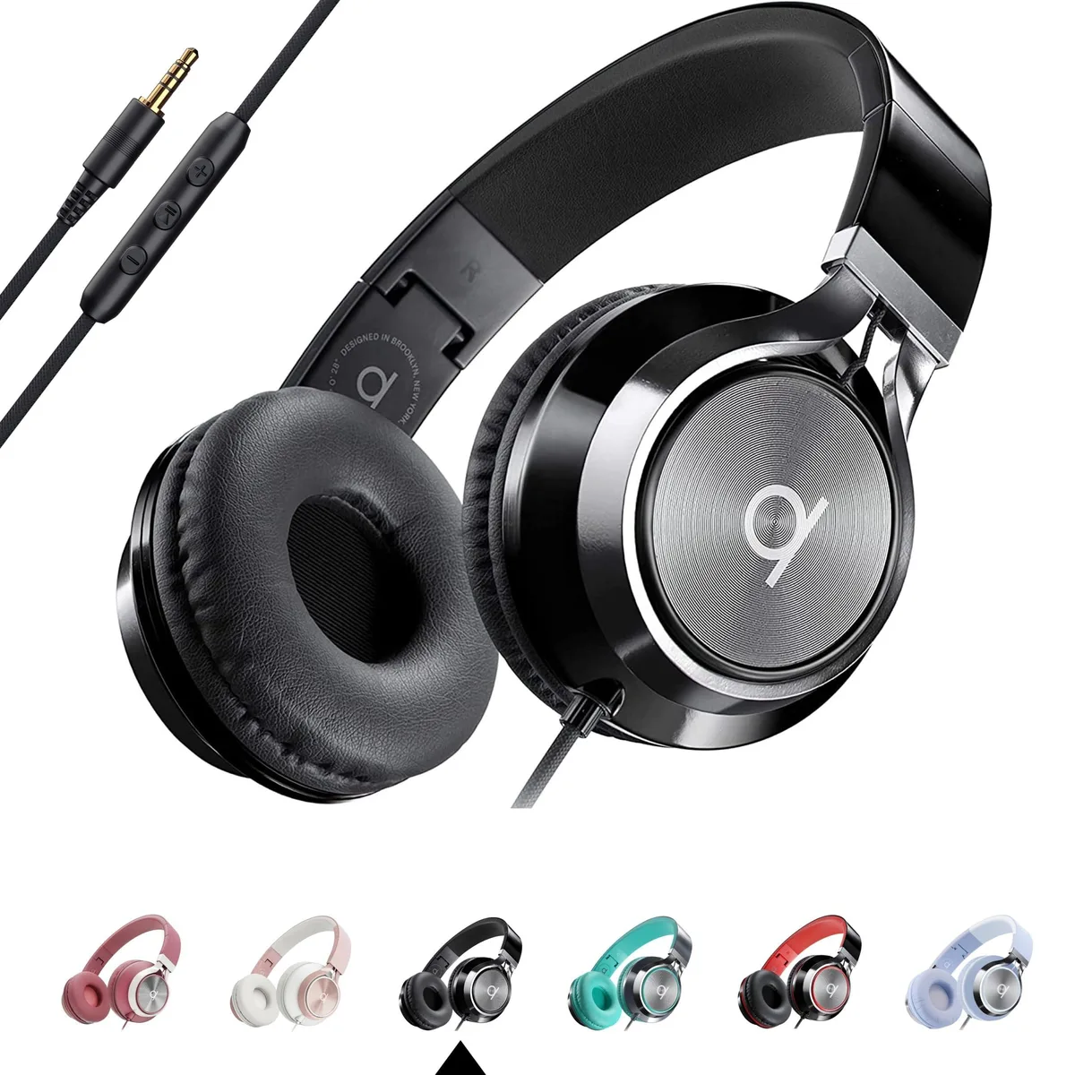  MATIX CL750 Wired On-Ear Headphones Black 40mm 3.5mm — product photo