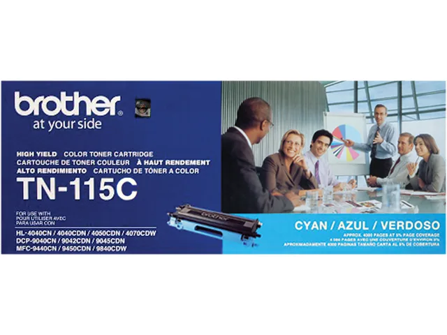 Brother Brother TN115C Cyan High Yield Toner Cartridge 4000 Pages — product photo