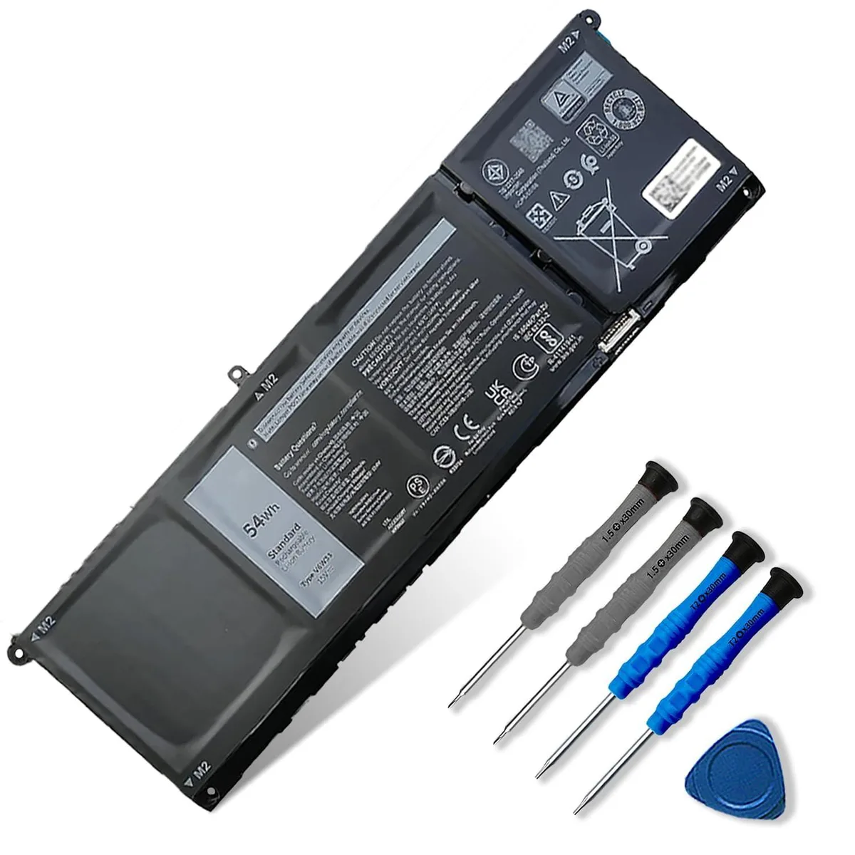  V6W33 54Wh 15V 4-cell laptop battery — product photo