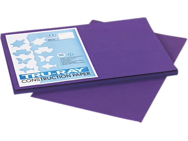 Pacon Pacon 103051 Construction Paper 76 lb 12 x 18 Purple 50 Sheets — product photo