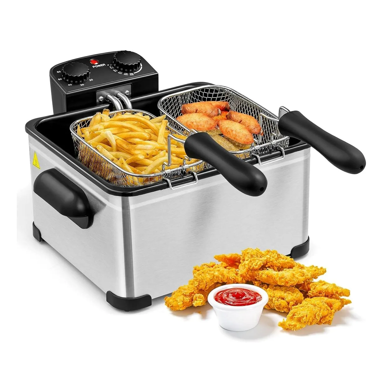 NShi NShi CO-YH50-3NIP 5.3 Qt Fryer 1700W — product photo