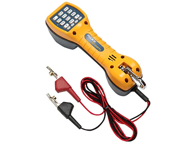 FLUKE networks FLUKE networks 30800009 TS30 telephone tester with angled bed-of-nails clips — product photo