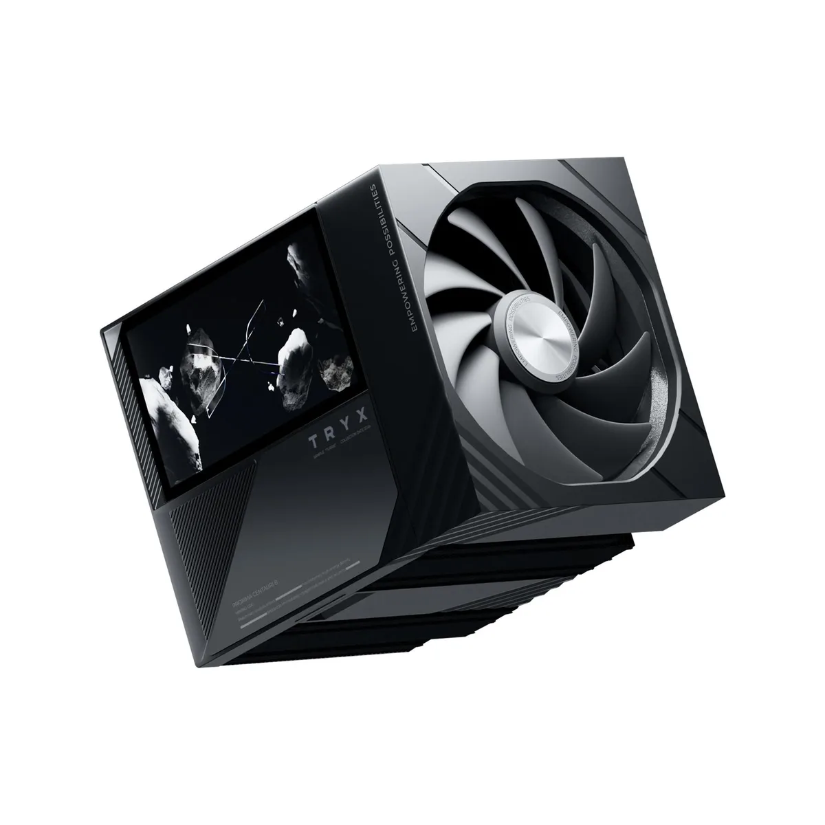 TRYX TRYX H-T620N-DM2M-G0K TURRIS 620 CPU cooler 5.0" IPS display 280W TDP — product photo