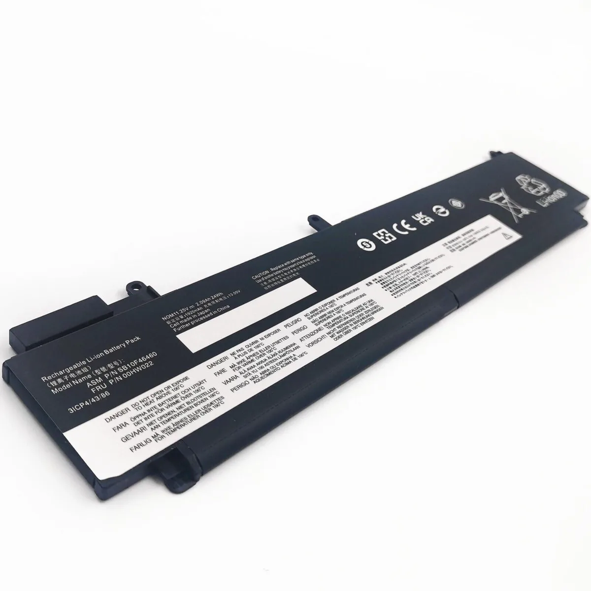 Damaite Damaite 3-Cell Li-ion 11.25V 24Wh Battery for Lenovo ThinkPad T460s T470s — product photo