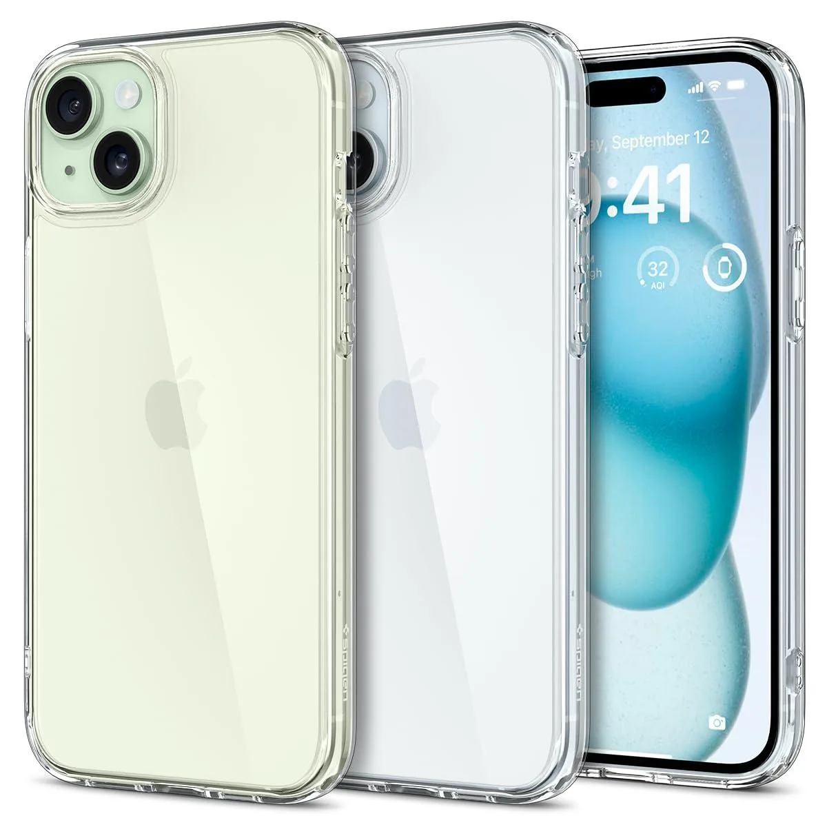 Spigen Ultra Hybrid ACS06793 Case iPhone 15 Crystal Clear — product photo