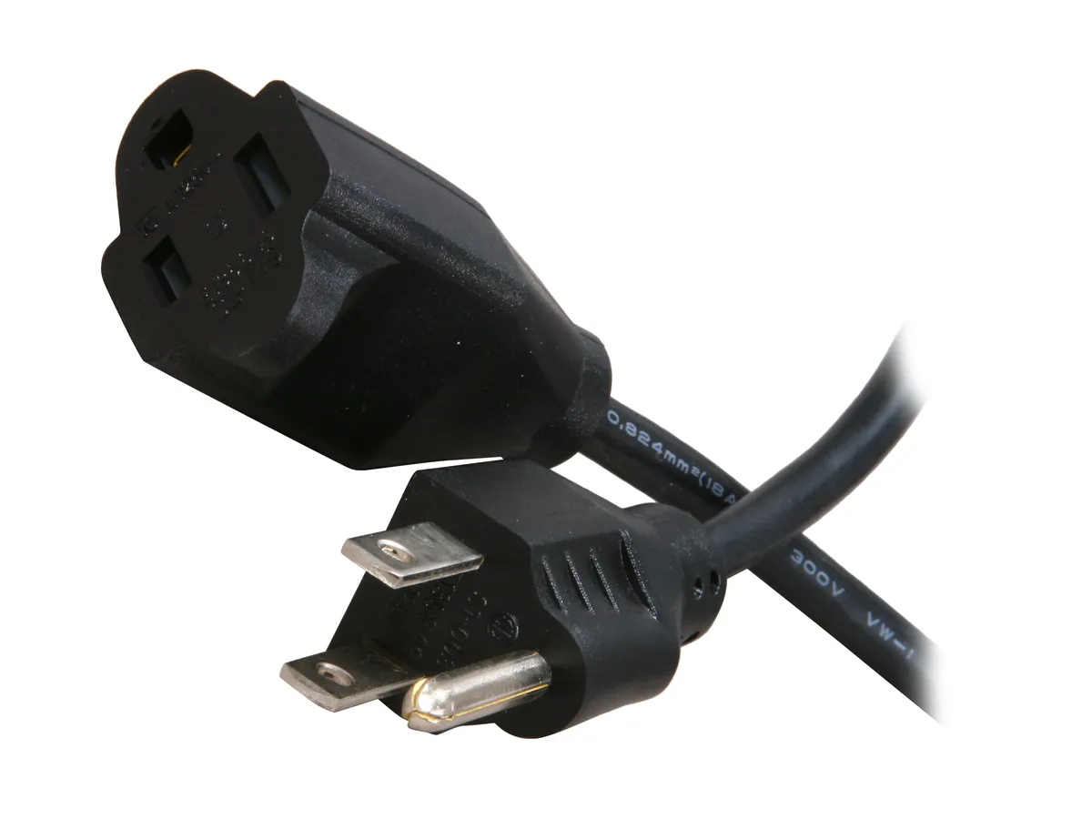 Cables To Go Cables To Go 53408 12 ft power extension cord — product photo