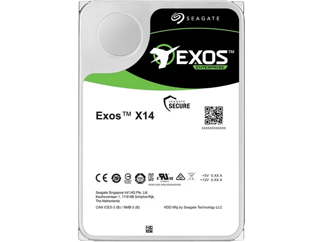 Seagate Seagate Exos X14 ST10000NM0478 10TB 7200 RPM 256MB SATA 6.0Gb/s 3.5" internal hard drive — product photo