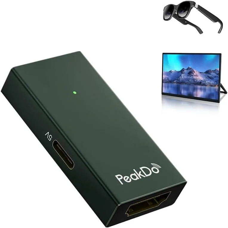 FLEANE FLEANE HDMI to USB-C Adapter 4K@60Hz Dark Green — product photo