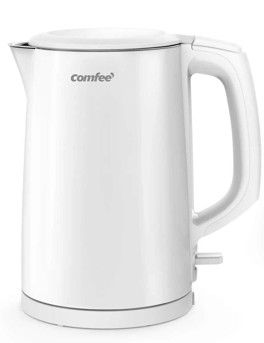  Comfee' CKT002 Double Wall Electric Kettle 1.5L White — product photo