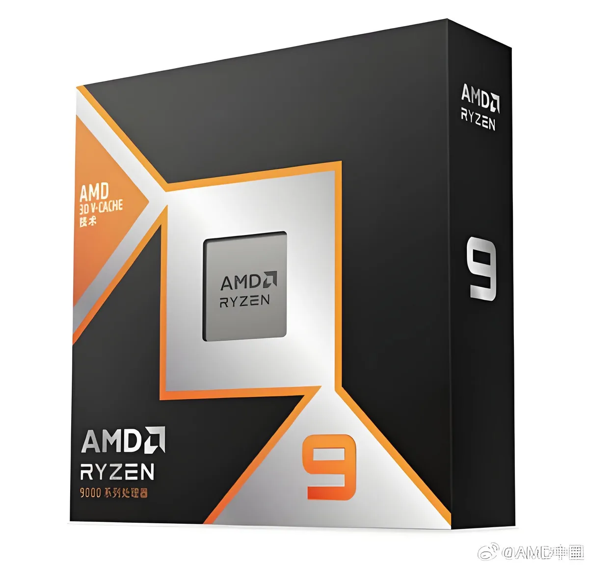 AMD AMD Ryzen 9 9950X3D desktop processor — product photo