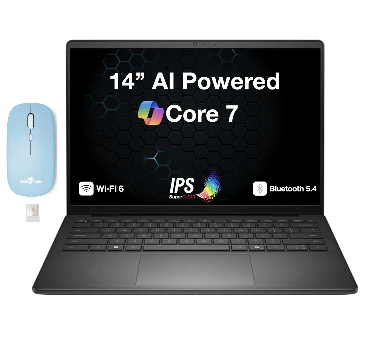 DELL DELL 14 DC14250 laptop Intel Core Ultra 7 150U 32GB DDR5 2TB NVMe 14.0" WUXGA — product photo
