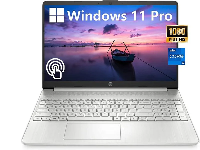 HP HP 15.6" Touchscreen Core i7-1165G7 12GB 256GB Windows 11 Pro Silver — product photo
