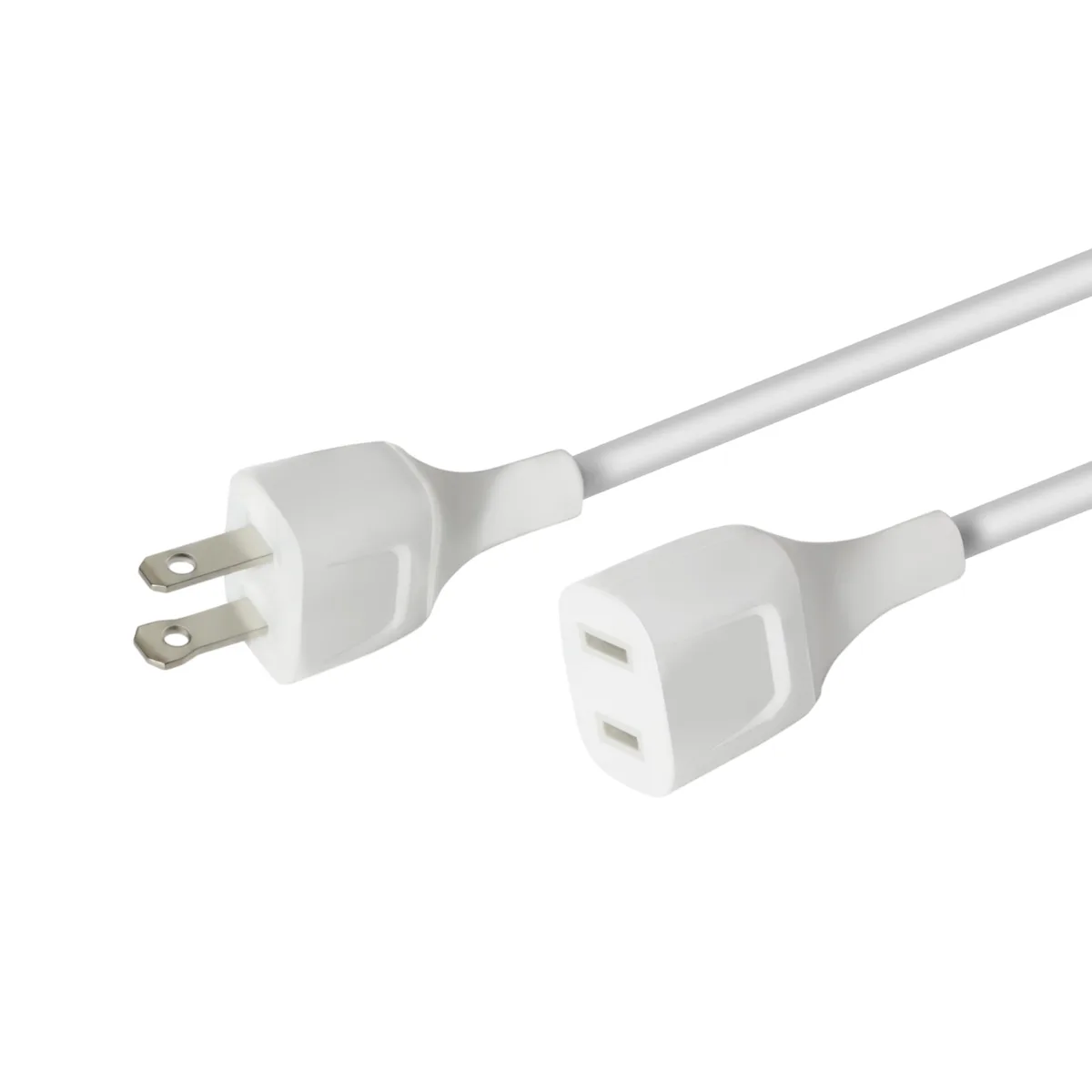  UVTaoYuan TY-K060-006 6 ft White 2-Prong Power Extension Cord — product photo