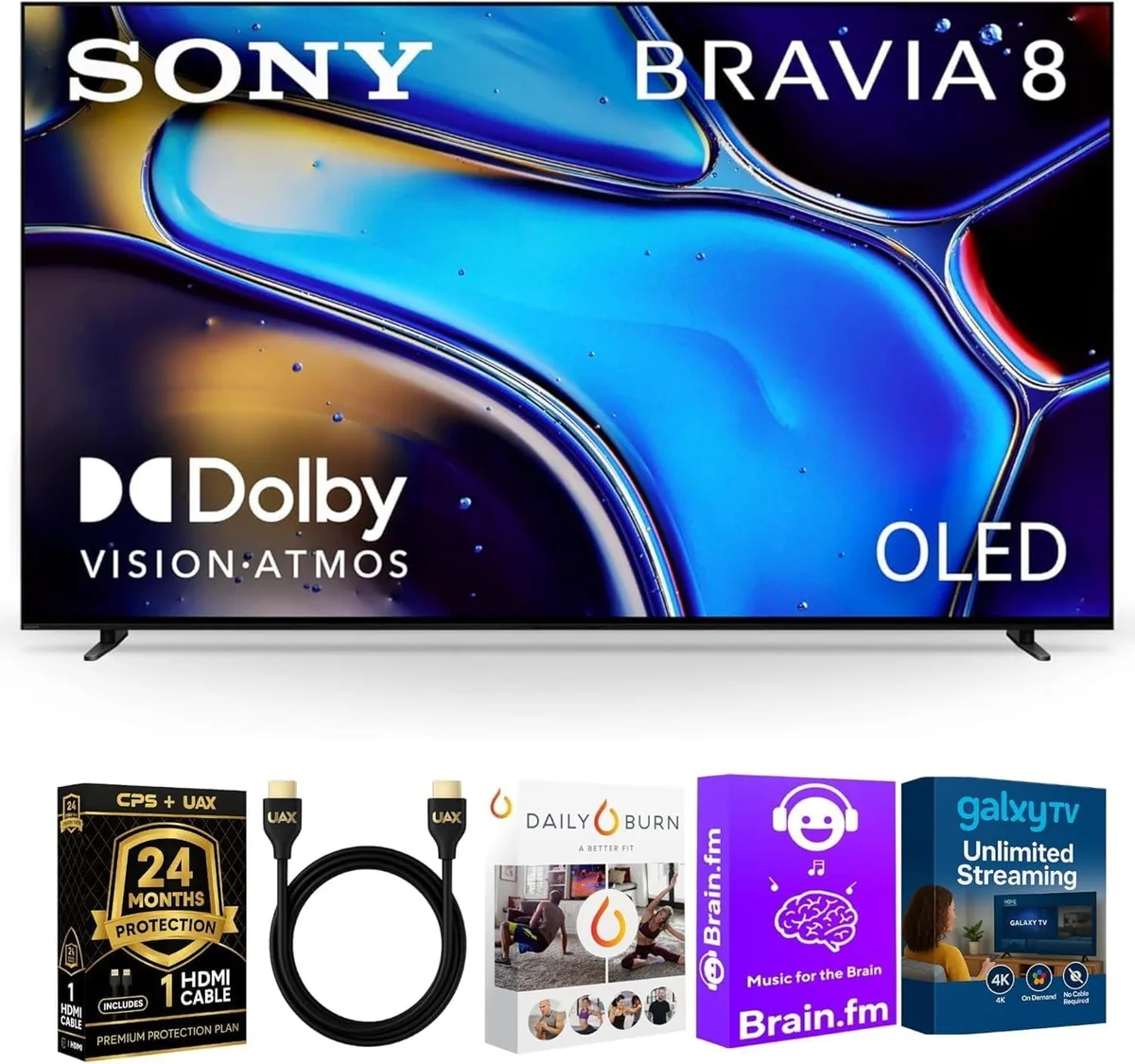 Sony Sony BRAVIA 8 OLED 65" 4K HDR Google TV 120Hz HDMI 2.1 — product photo