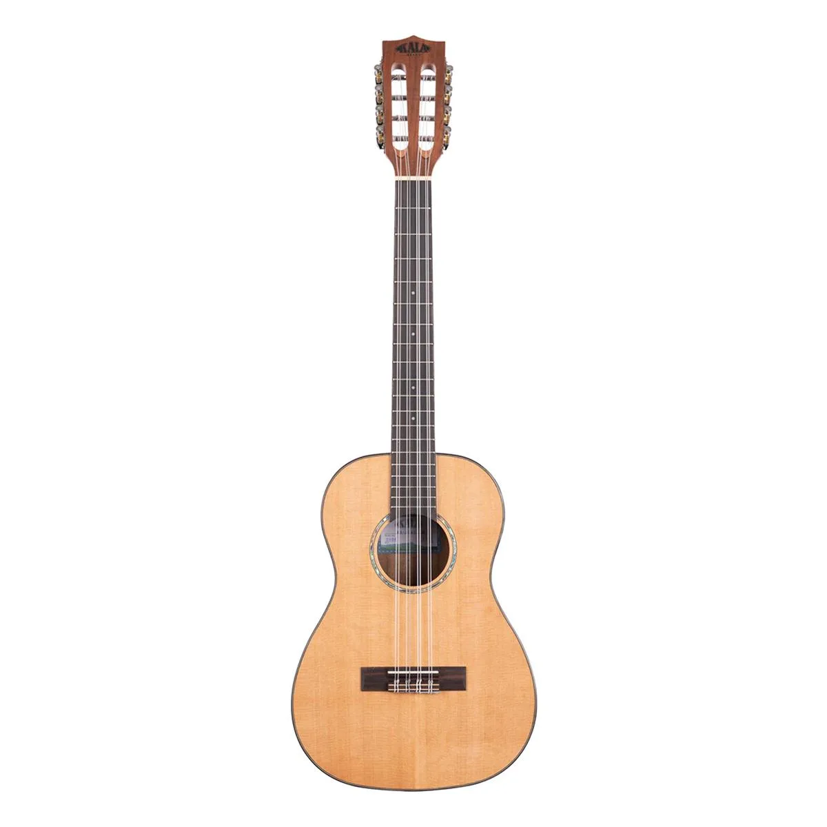 Kala Brand Music Co. Kala Brand Music Co. Gloss Solid Cedar Top Acacia 8-String Baritone Ukulele Natural — product photo