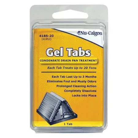 Nu-Calgon Nu-Calgon 4185-20 HVAC Control Gel Tab 20 Ton Yellow — product photo